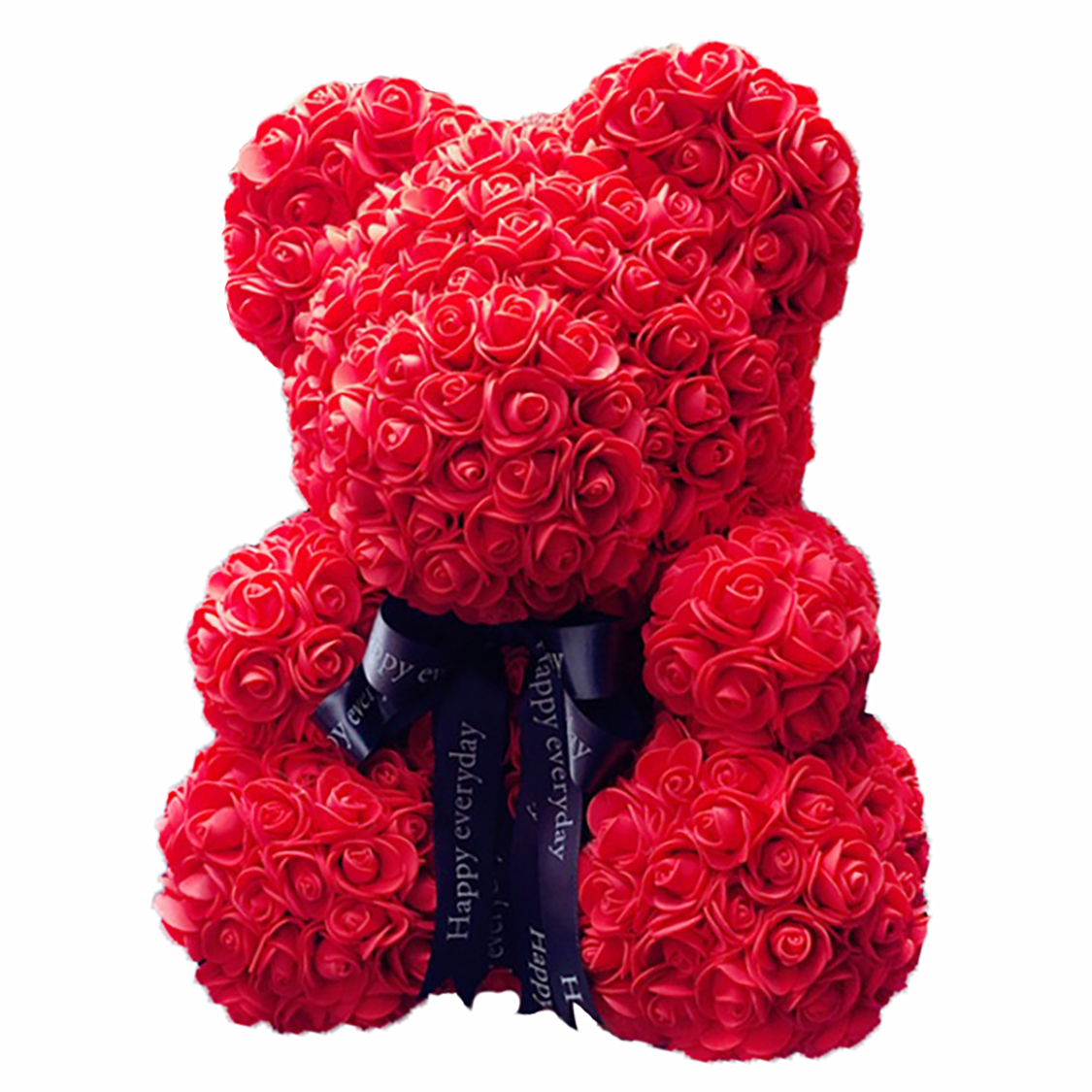 [TIK VILNIUJE] Meškiukas iš rožių Rose Bear, raudonas 1