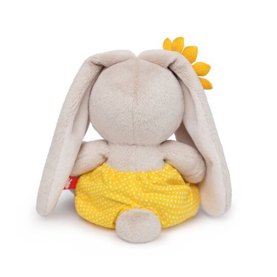 Pliušinis žaislas Zuikutė Baby su saulėgrąža 15cm, SidX -246, Budibasa 2