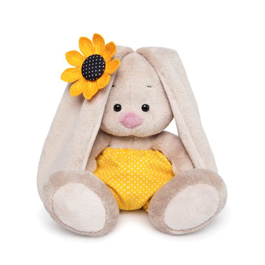 Pliušinis žaislas Zuikutė Baby su saulėgrąža 15cm, SidX -246, Budibasa 1